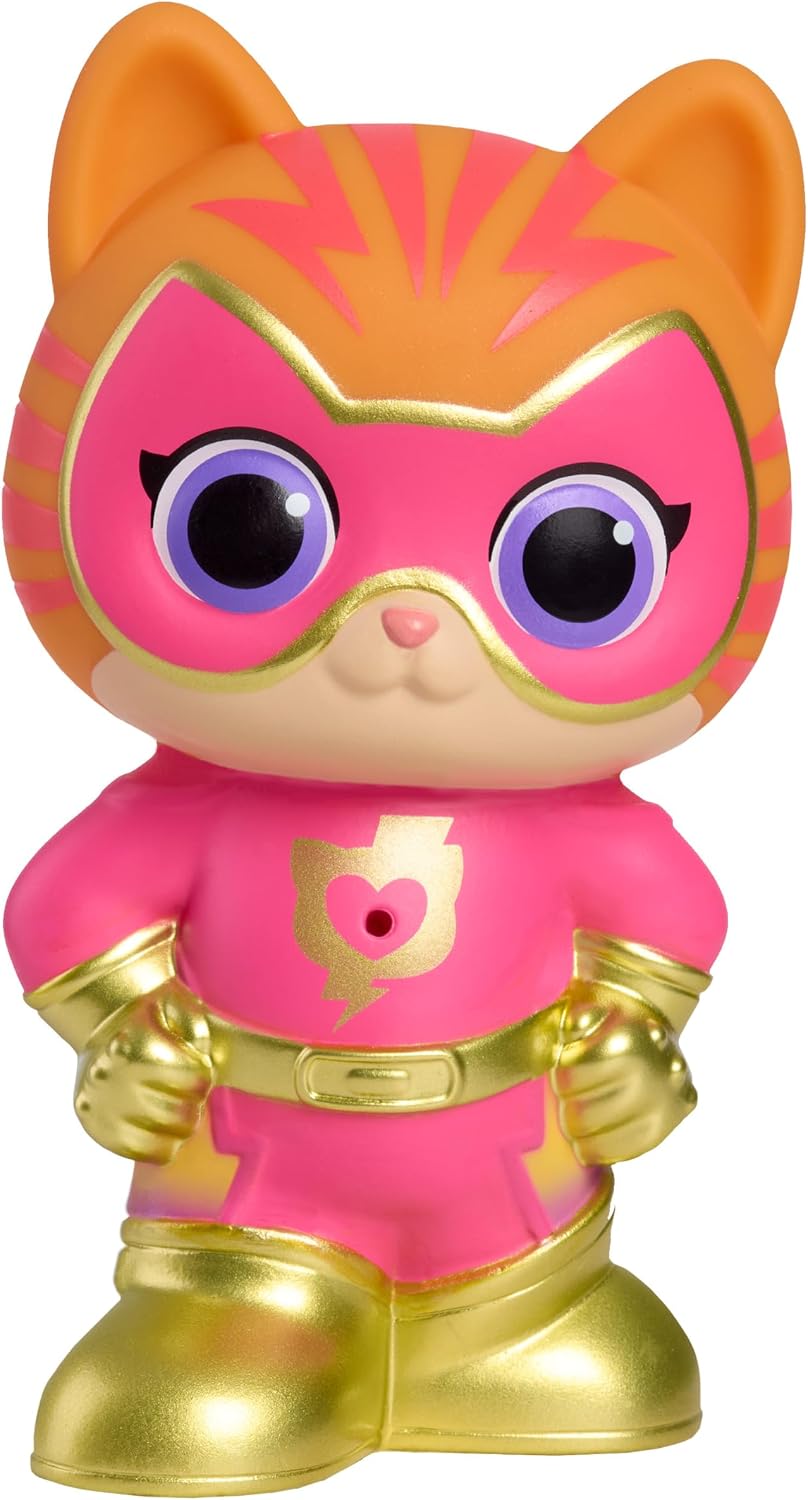 Disney Jr. SuperKitties Water Squirters 4-Pack Set, Bath Toys | Ages 3 and Up, Water Toys for Fans, Girls, Kids