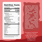 Emergency Food Supply - Strawberry Survival Ration - 20 Years Shelf Life - 1 Day