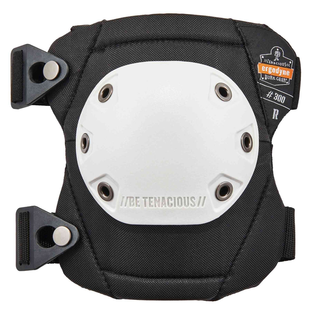 ProFlex 300 Rounded Cap Knee Pads, White Cap