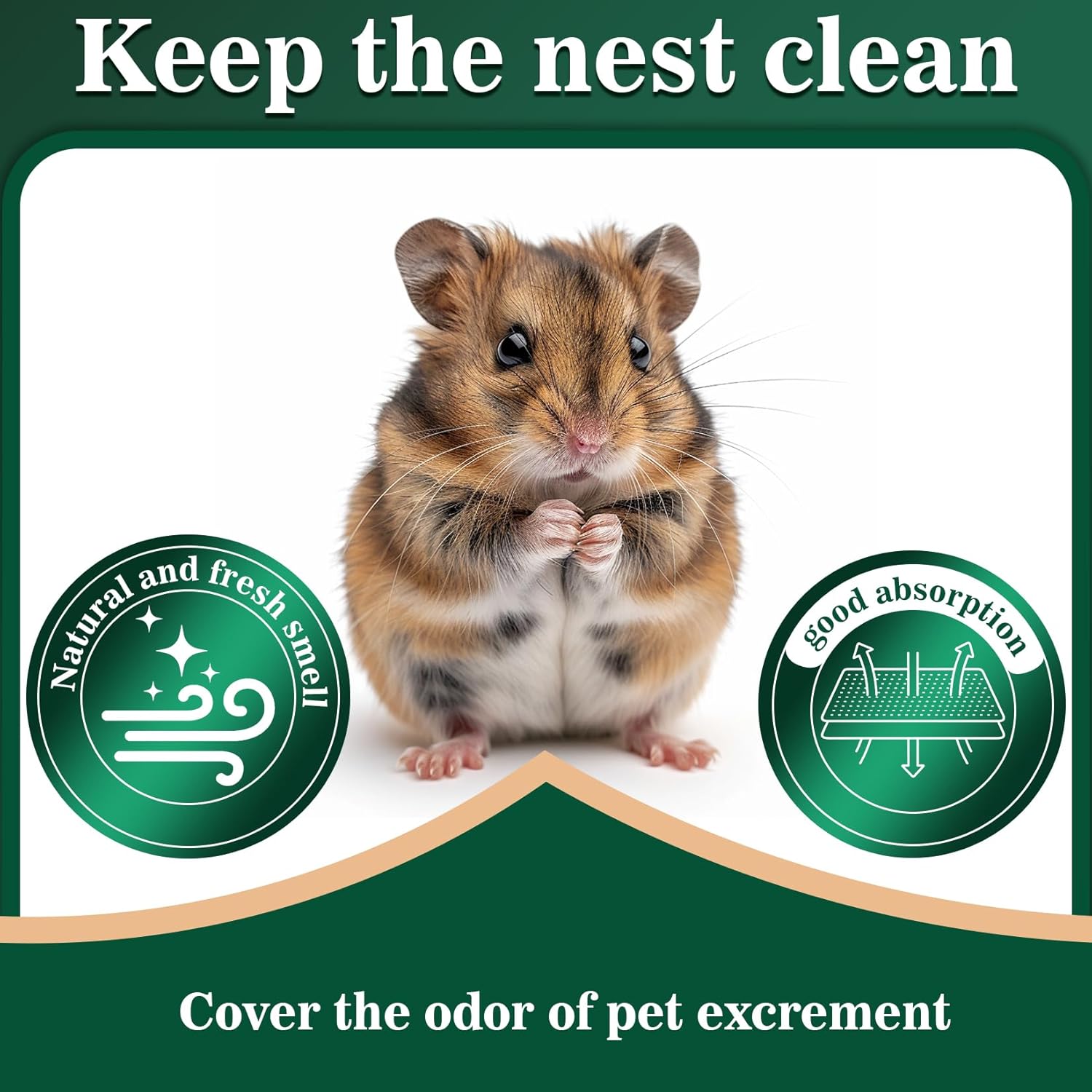 Hamster Bedding - Aspen Shavings Small Animal Pet Bedding | Aspen Bedding for Small Animals, Guinea Pigs, Rabbits