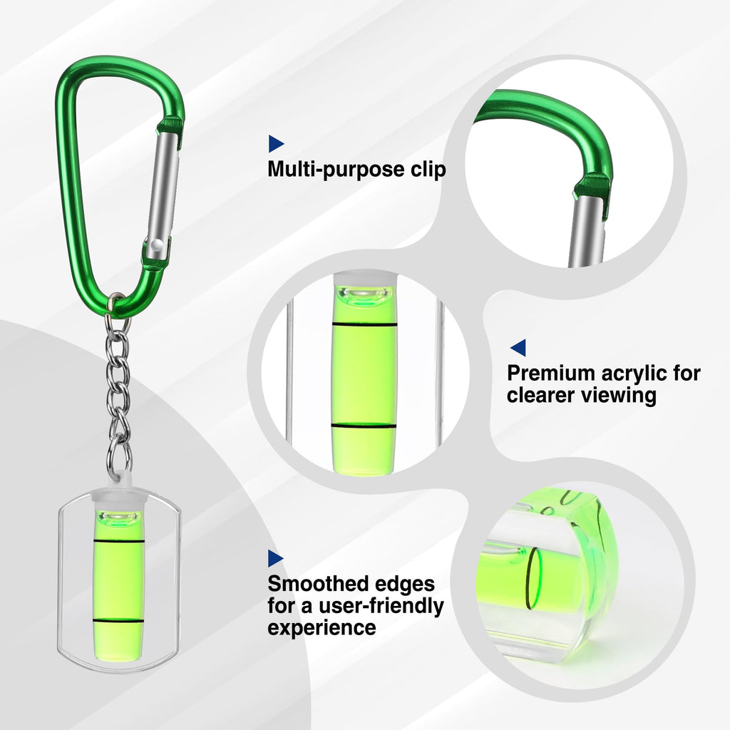 WORKPRO 3-Pack Mini Pocket Tool Spirit Level with Keychain