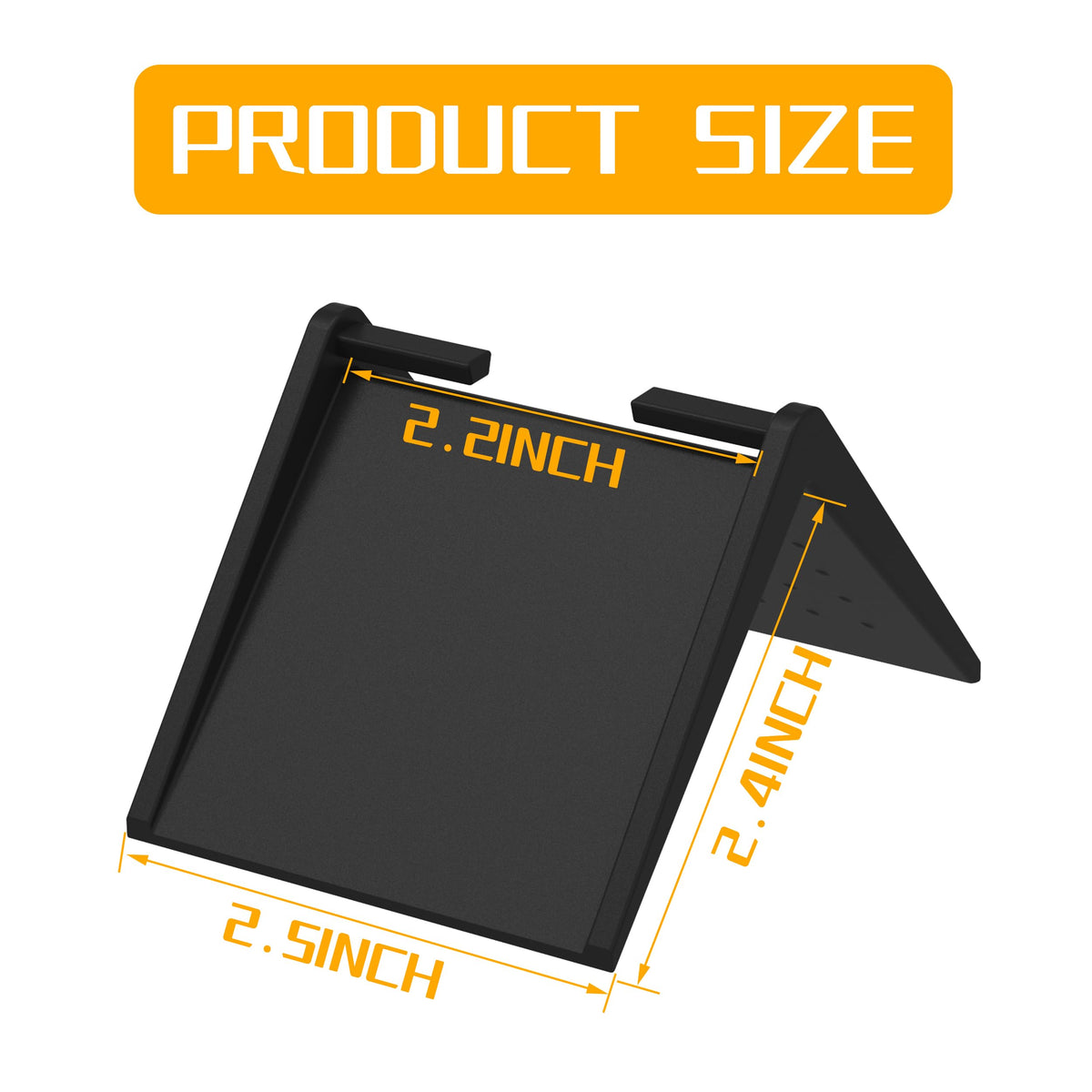 24 Pack 2" V Corner Edge Protectors for flatbed with Straps, Black