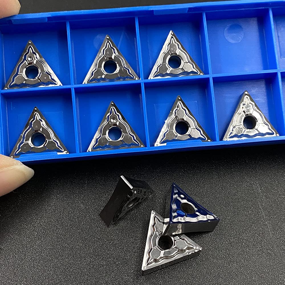 TNMG331-HA Aluminum Inserts Aluminum Cutter Turning Insert Carbide Inserts for Aluminum and Silicon Carbide Turning Inserts (TNMG160404-HA)