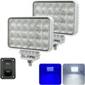 Dual Color LED Boat Spreader Light with Switch, 72W Marine Lights