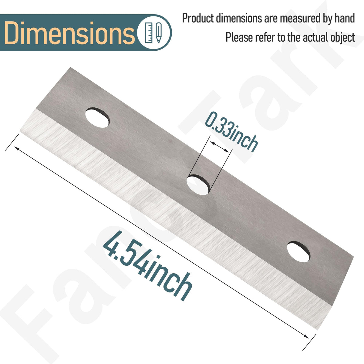 2 Set Replacement Blades for C40/C40E Wood Chipper 4 inch Max Diameter