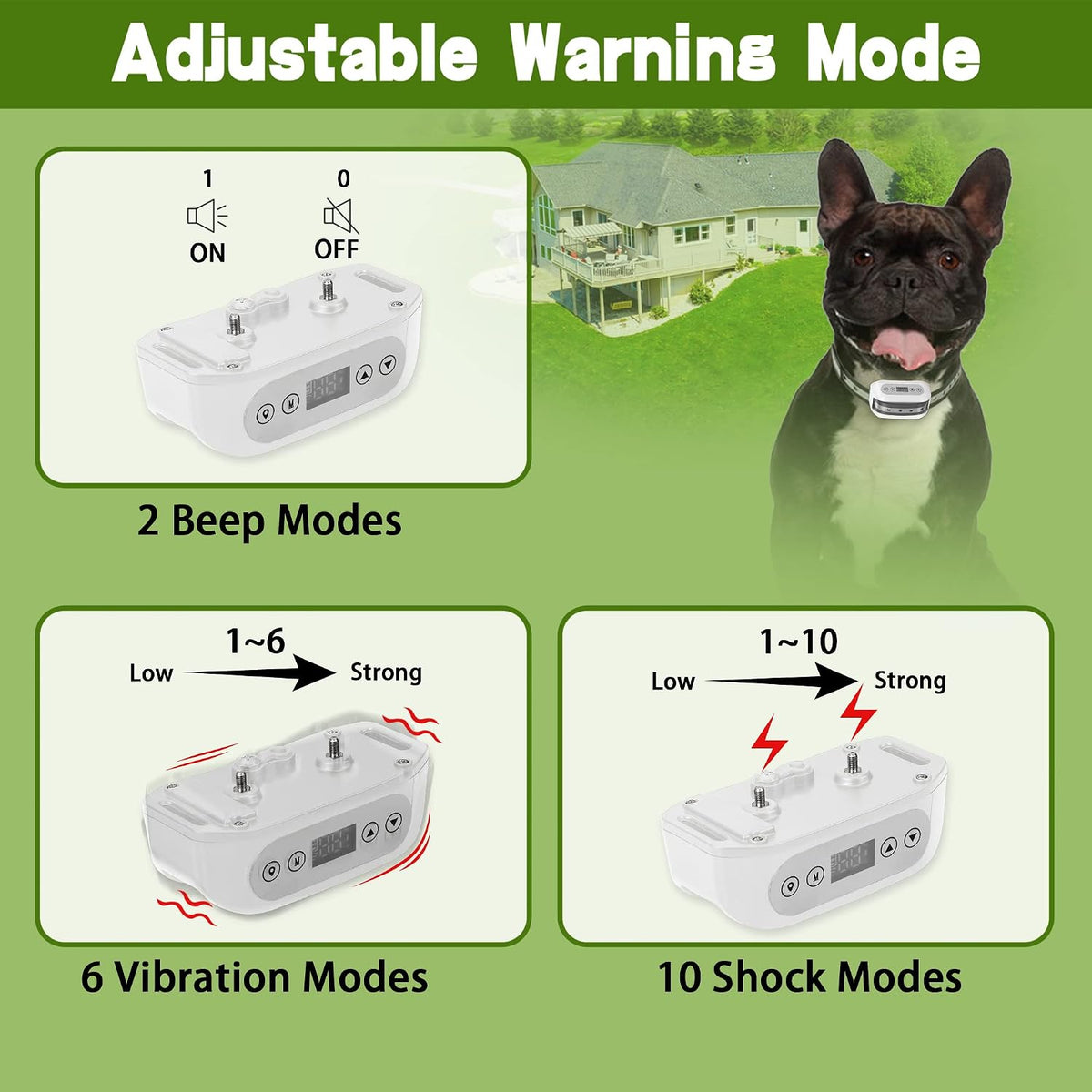 GPS Wireless Dog Fence System, Electric Satellite Technology Pet Containment System by GPS Signal for Dogs and Pets