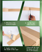2-Pack Water Activated Kraft Paper Tape