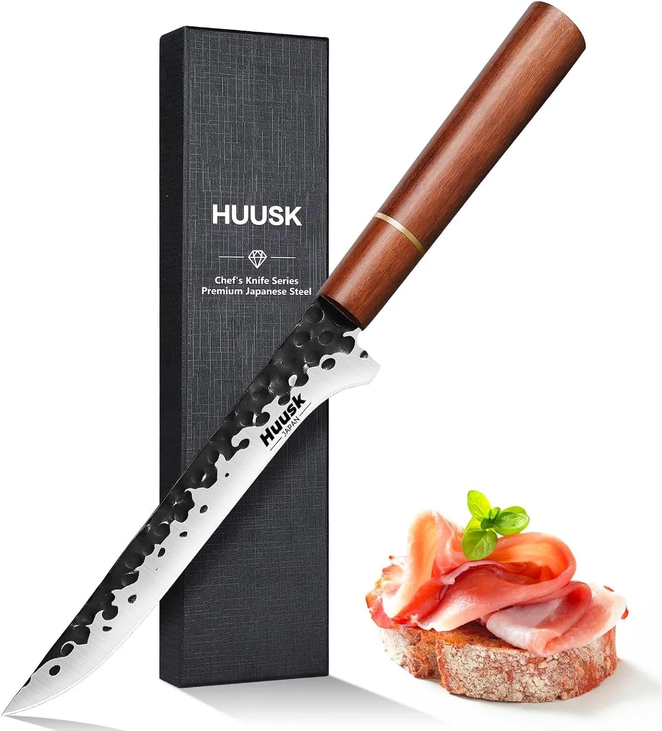 Boning Knife for Meat Cutting, 7" Razor Sharp Fillet Knife for Fish