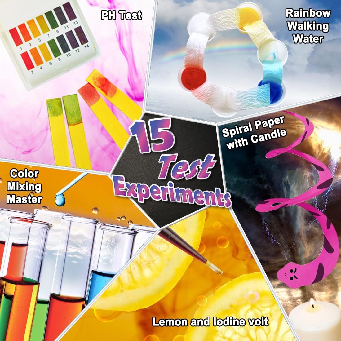 70 Lab Experiments Science Kits for Kids Educational Scientific Toys Birthday Gifts Idea for Girls Boys, Chemistry