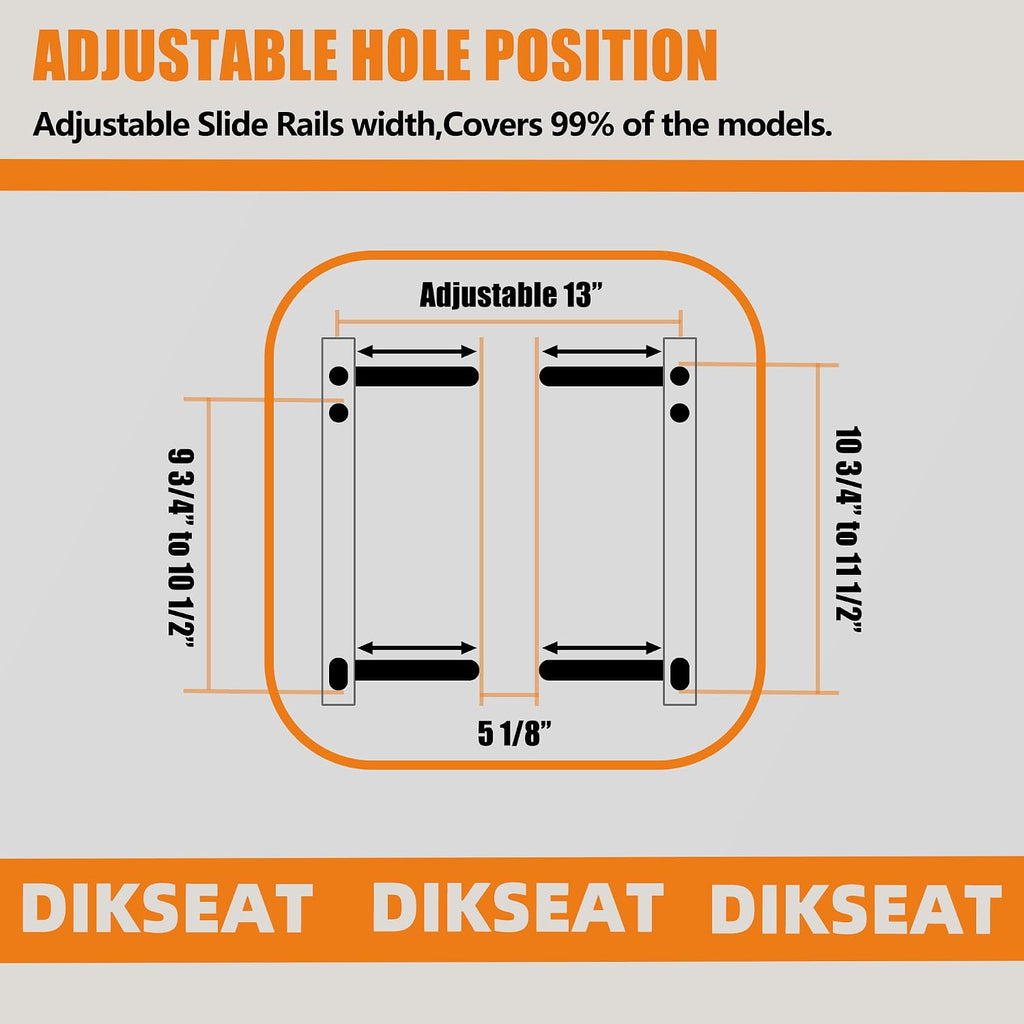 Universal Forklift Seat,Riding Lawn Mower Seat with Armrest,Tractor Seat with Micro Switch and Safety Belt,Storage