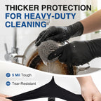 Black Nitrile Gloves, Gloves Disposable Latex Free, Powder Free
