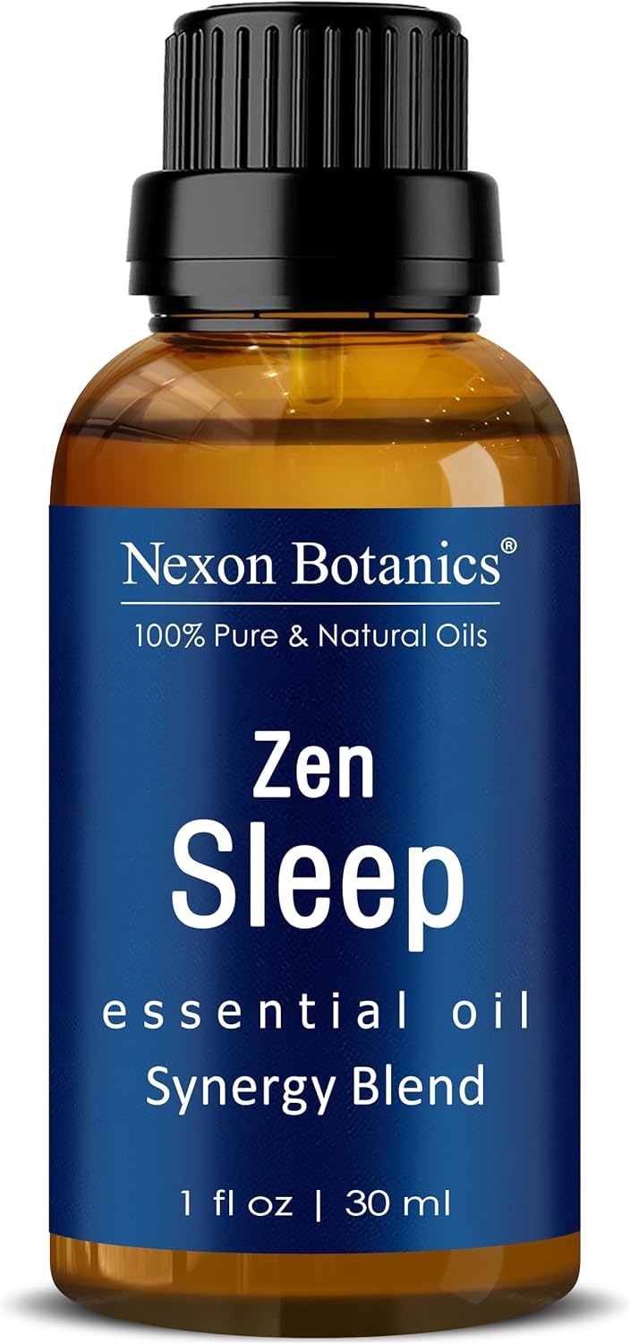 Zen Sleep Essential Oil Blend 30 ml - Restful & Comforting Aroma | Lavender & Rosemary Relaxing Oil for Diffusers &