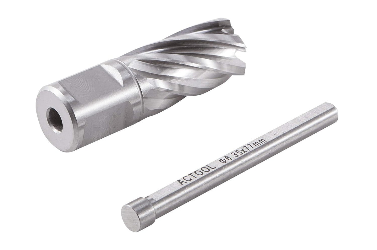 3/4" Diameter × 1" Depth of Cut HSS ANNULAR Cutter with 3/4'' Weldon Shank