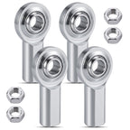 Tudomro 4 Pack 1/4" Phsb4 Rod End Bearings, Cf4 Heim Joint with Jam Nuts