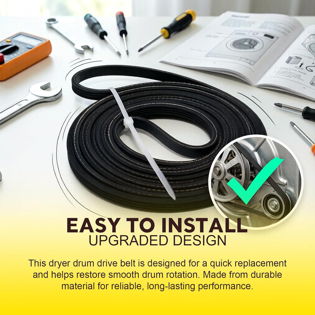 WED72HEDW0 WED7500GC0 WED5605MW0 WED9400SW2 WED9151YW0 Dryer Drum Belt