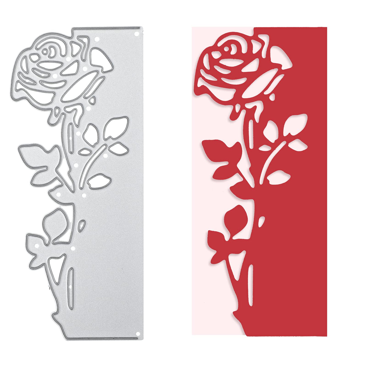6 Pcs Metal Cutting Dies Flower Butterfly Bird Card Making Dies