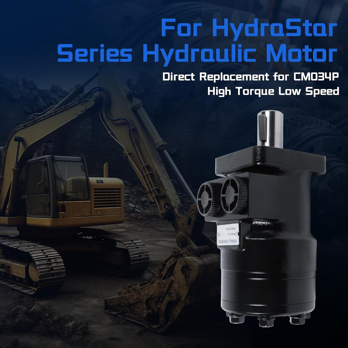 CM034P Hydraulic Motor for SaltDogg Spreaders & Augers