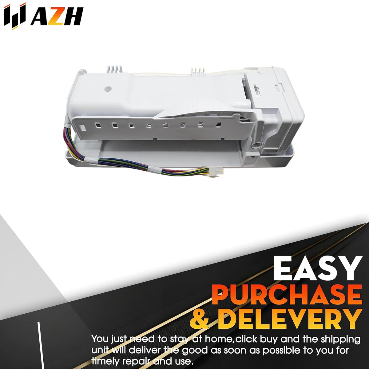 Icemaker Replacement for Samsung RF26XAEBPXAA RF26XAEPN RF26XAEPNXAA RF26XAERS RF26XAERSXAA RF26XAEWP RF26XAEWPXAA RF26XAZBPXAA RF26XAZRS RF26XAZRSXAA RF26XAZWPXAA RF4267HABP Refrigerator