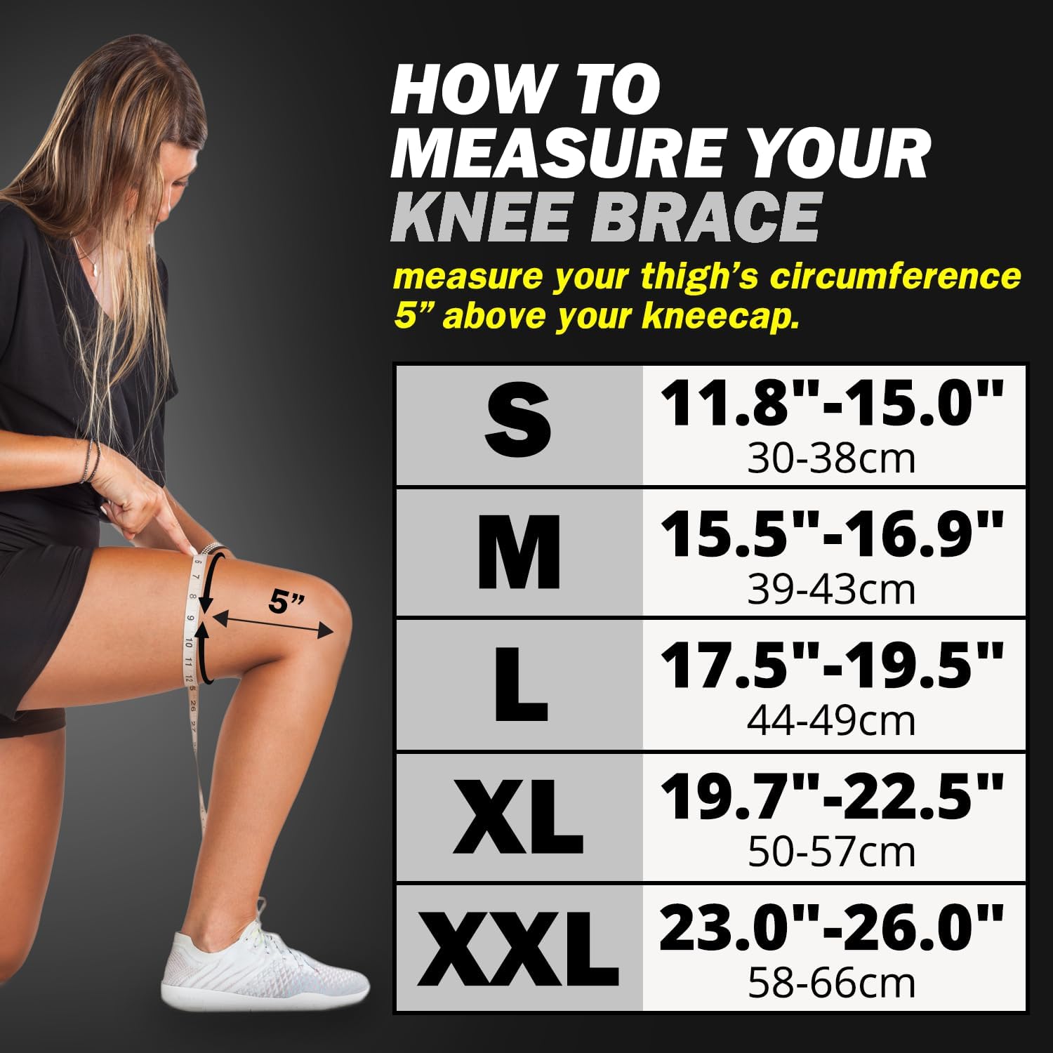Knee Compression Sleeve - Best Knee Brace for Men & Women – Knee Support for Running, Basketball, Weightlifting, Gym