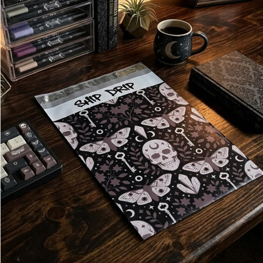 Aesthetic Poly Mailers- Celestial, 25 Pack, 6x9 Inches
