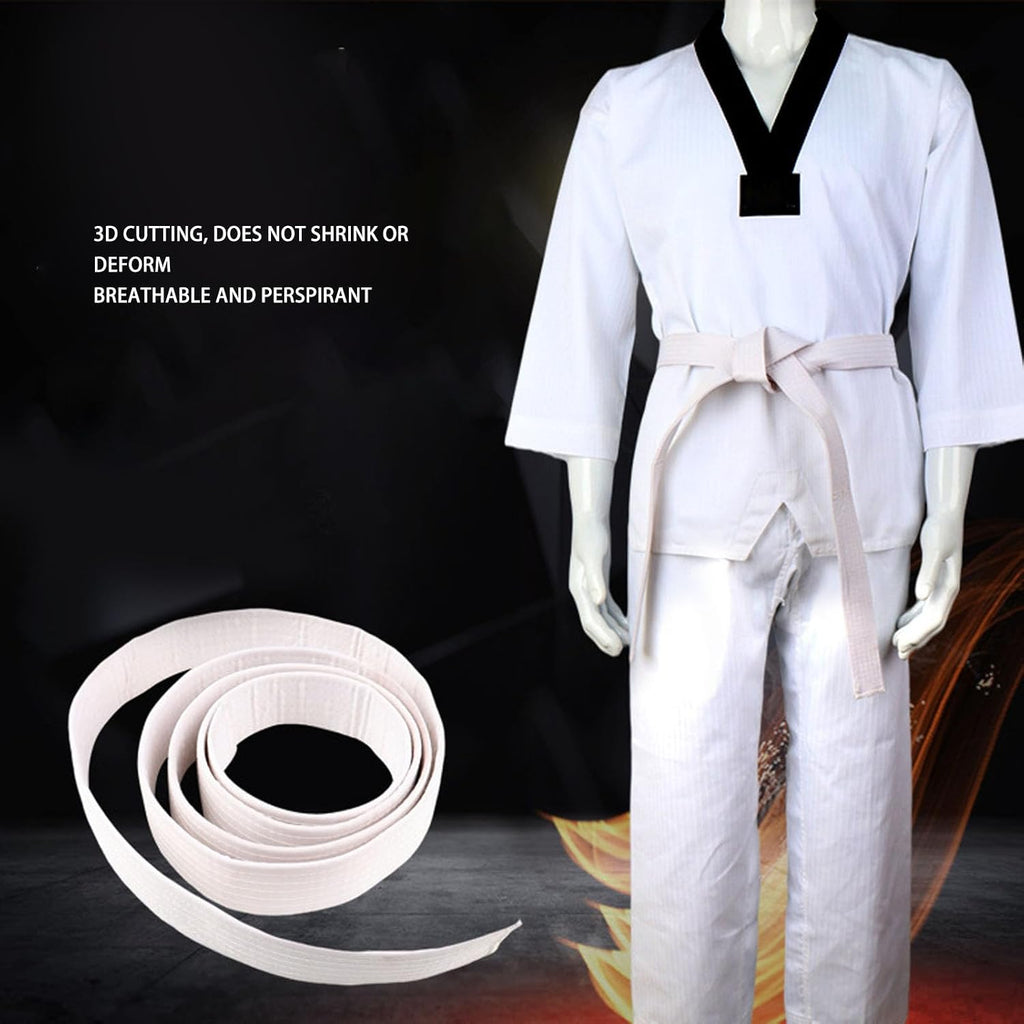Kids Taekwondo Uniform, Breathable Taekwondo Suit Flexible Non Slip Belt for Training