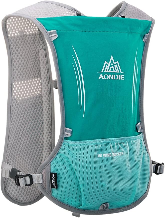 Hydration Vest Pack Backpack 5L 5.5L Marathoner Running Vest Race Hydration for Women and Men Trail Run Hiking Jogging