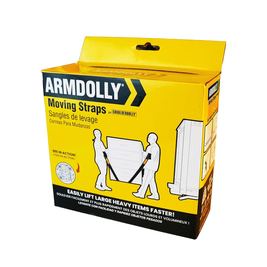 ArmDolly Moving Straps - 2-Person Lifting and Moving System - Lift, Carry and Move Heavy Furniture and Appliances