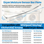 2 Pack WP3387223 Dryer Moisture Sensor Bar Plate Replacement