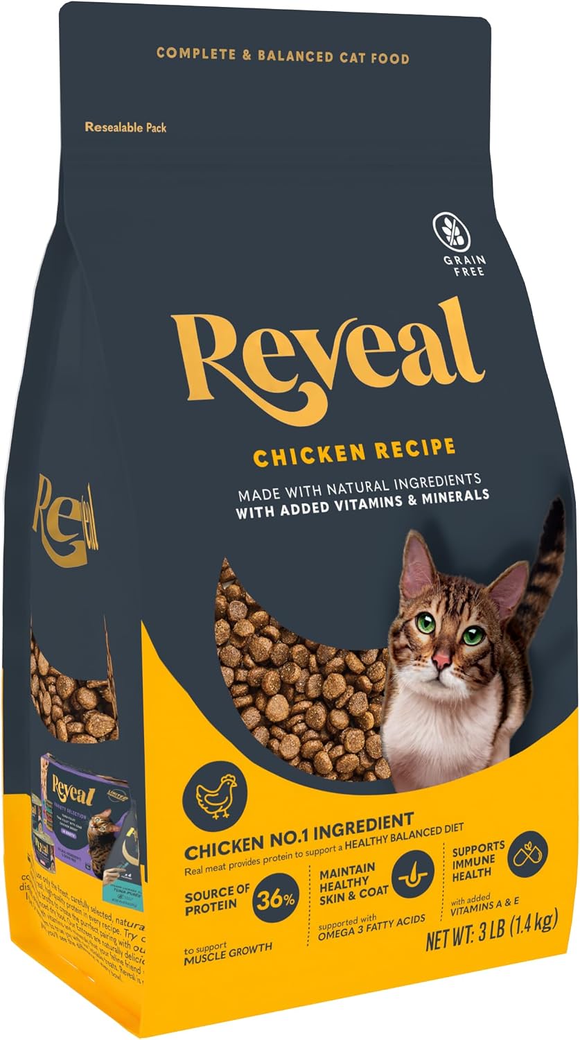 Chicken Grain Free Complete Dry Cat Food 3 lb Bag