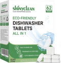 All-in-1 Dishwasher Tablets with Built-in Rinse Aid, 62 Count