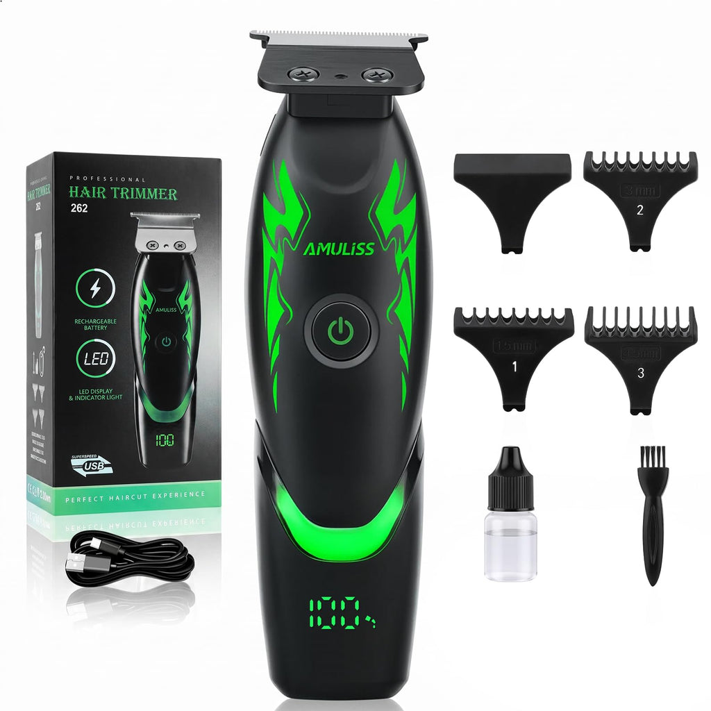 Beard Trimmer for Men,Zero Gapped Professional Hair Edger Clippers