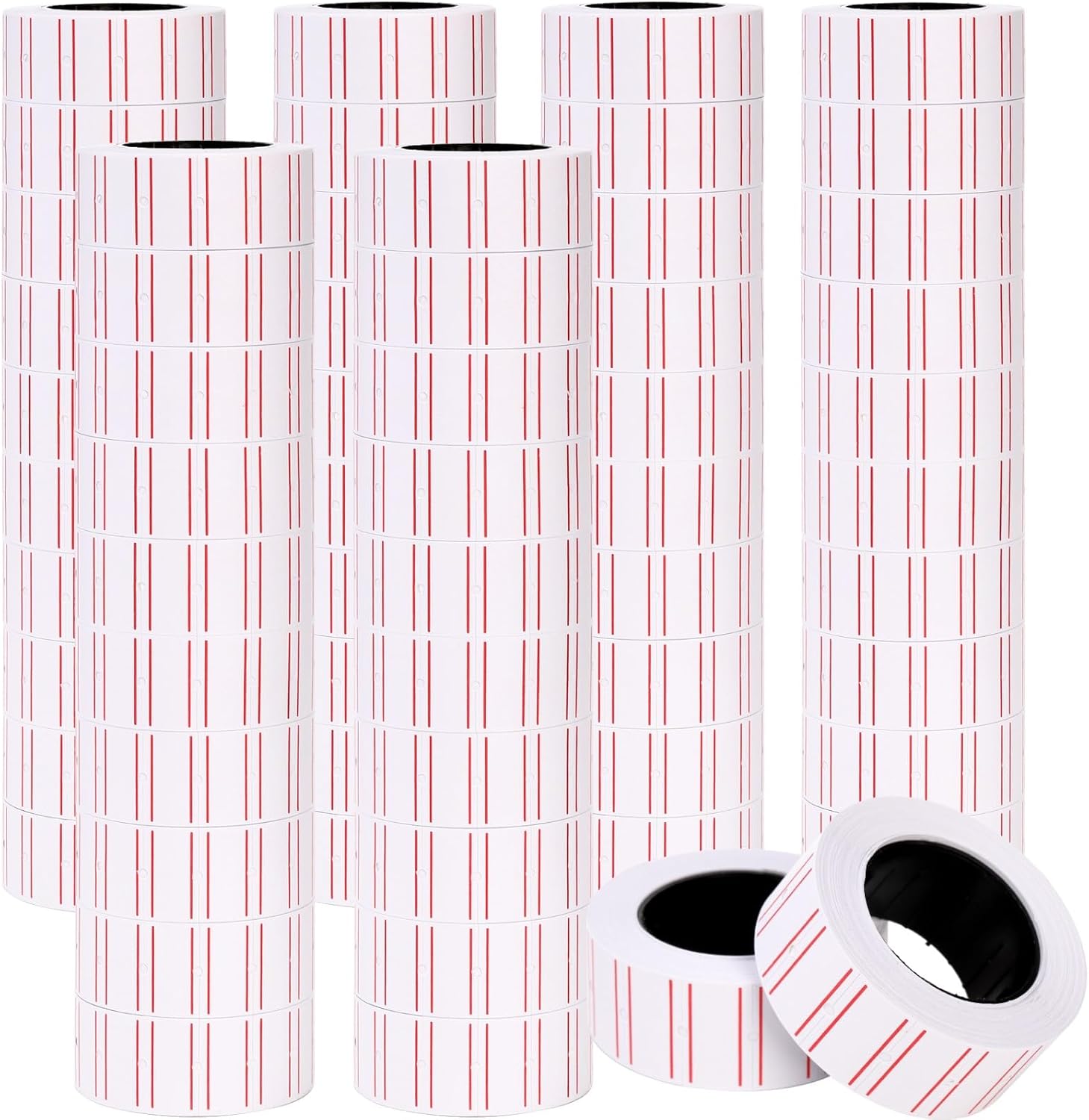 30000 Pcs Price Gun Labels Paper, 60 Rolls Pricemarker Label Stickers Fit Most of Price Tag Machines(Mx-5500, M5500