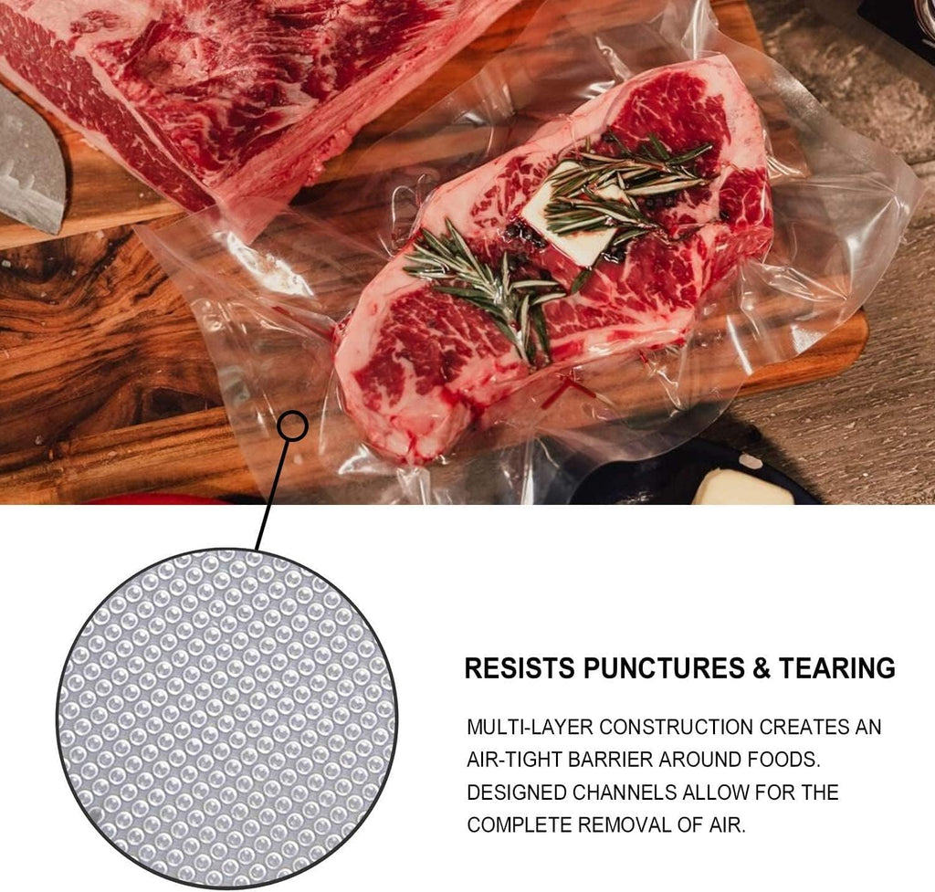 Food Saver Vacuum Sealer Bags 11" x 25'ft 4 Rolls