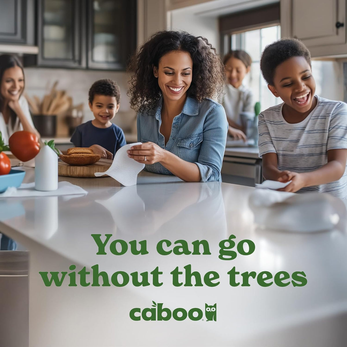 Tree Free Paper Towels, Sustainable, Toxin Free, 8 Family Size Rolls