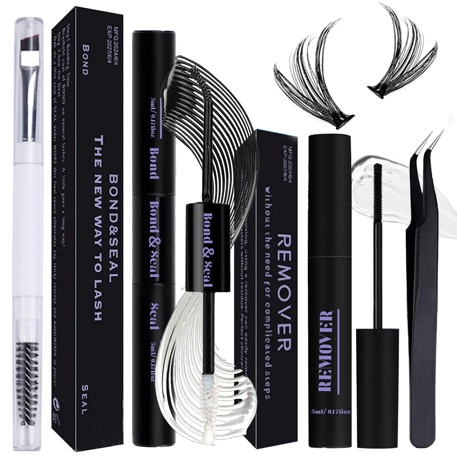 Lash Bond and Seal Kit 4 Pcs DIY Lash Extension