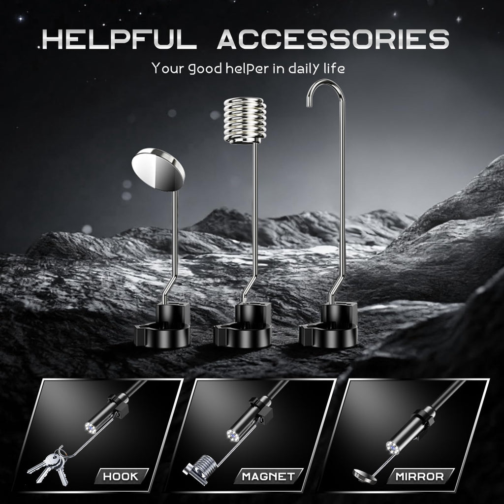 Borescope Camera with Light, 4.3" 1080P IP67 Waterproof Handheld Endoscope