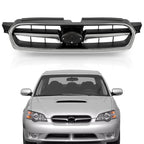 PartsFlow For 2005 2006 2007 Subaru Legacy Front Bumper Grille Grill Assembly Chrome/Black