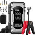 8000A Portable Car Battery Jump Starter with Air Compressor, 150PSI (9.0 L Gas/8.0L Diesel), 12V Jump Box Car Battery