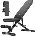 WB5 Weight Bench, ASTM-Certified 800LBS Adjustable Weight Bench Workout Bench Foldable for Home Gym, 90° to -30° FID
