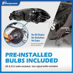 Halogen Headlights for 2006-2013 Chevy Impala