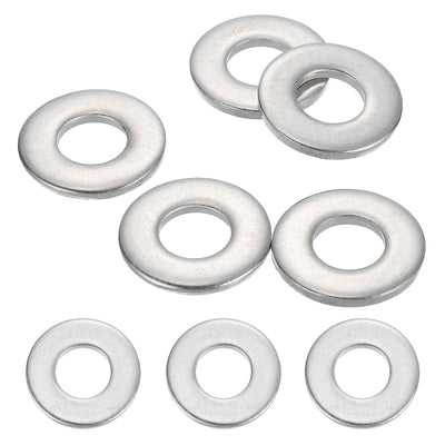 M12 Stainless Steel Flat Washers Round Assortment 5Pcs