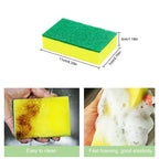 30 Pack Sponge Individually Wrapped, Kitchen Sponges Bulk