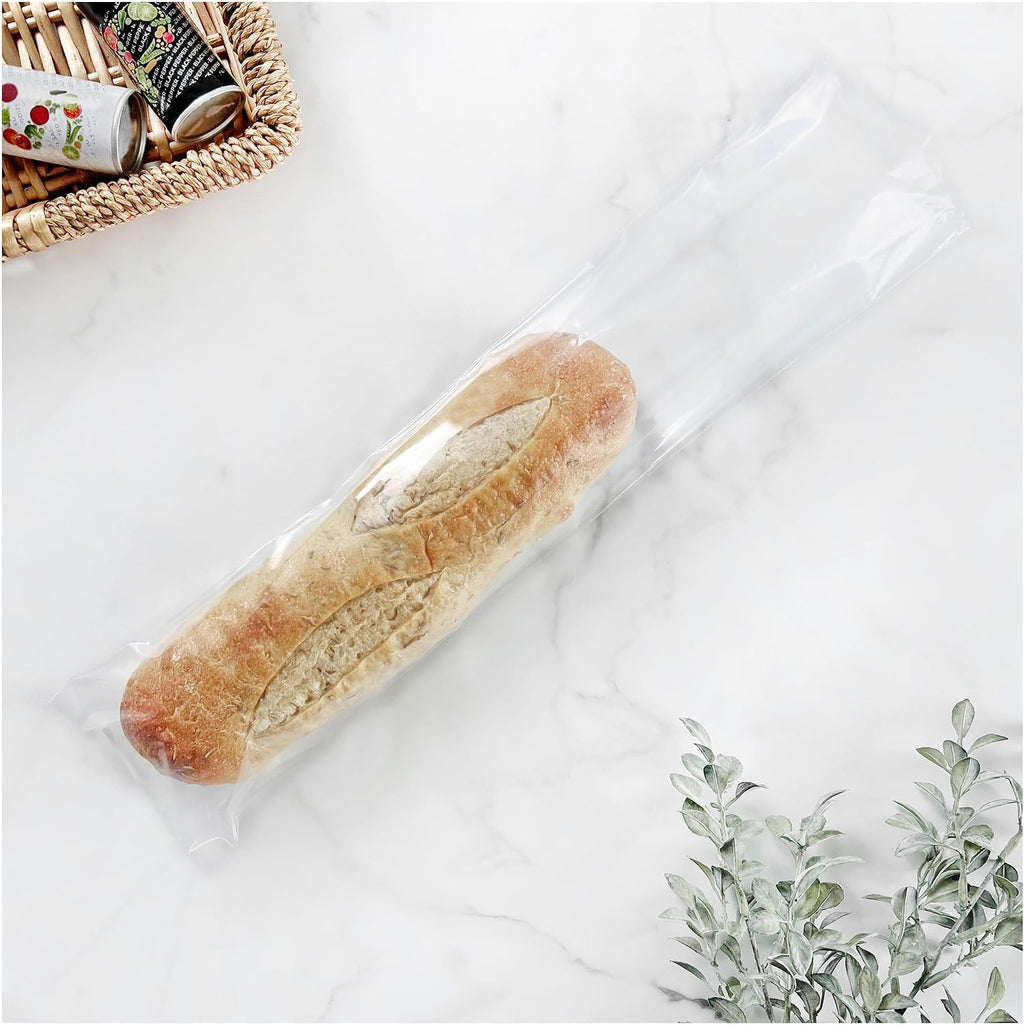 5 x 20 inch, 2 Mil Flat Open Clear Poly Bags (Pack of 100)