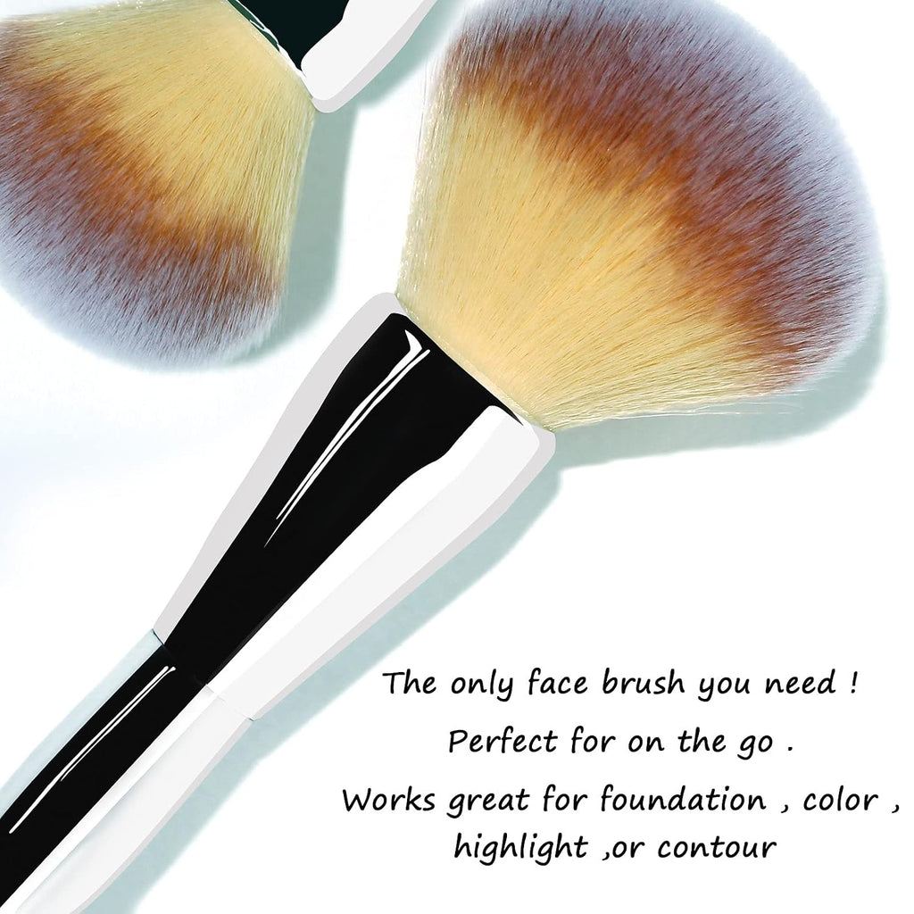 Foundation Brush,Daubigny Large Powder Brush Flat Arched Premium Durable Kabuki Makeup Brush Perfect For Blending