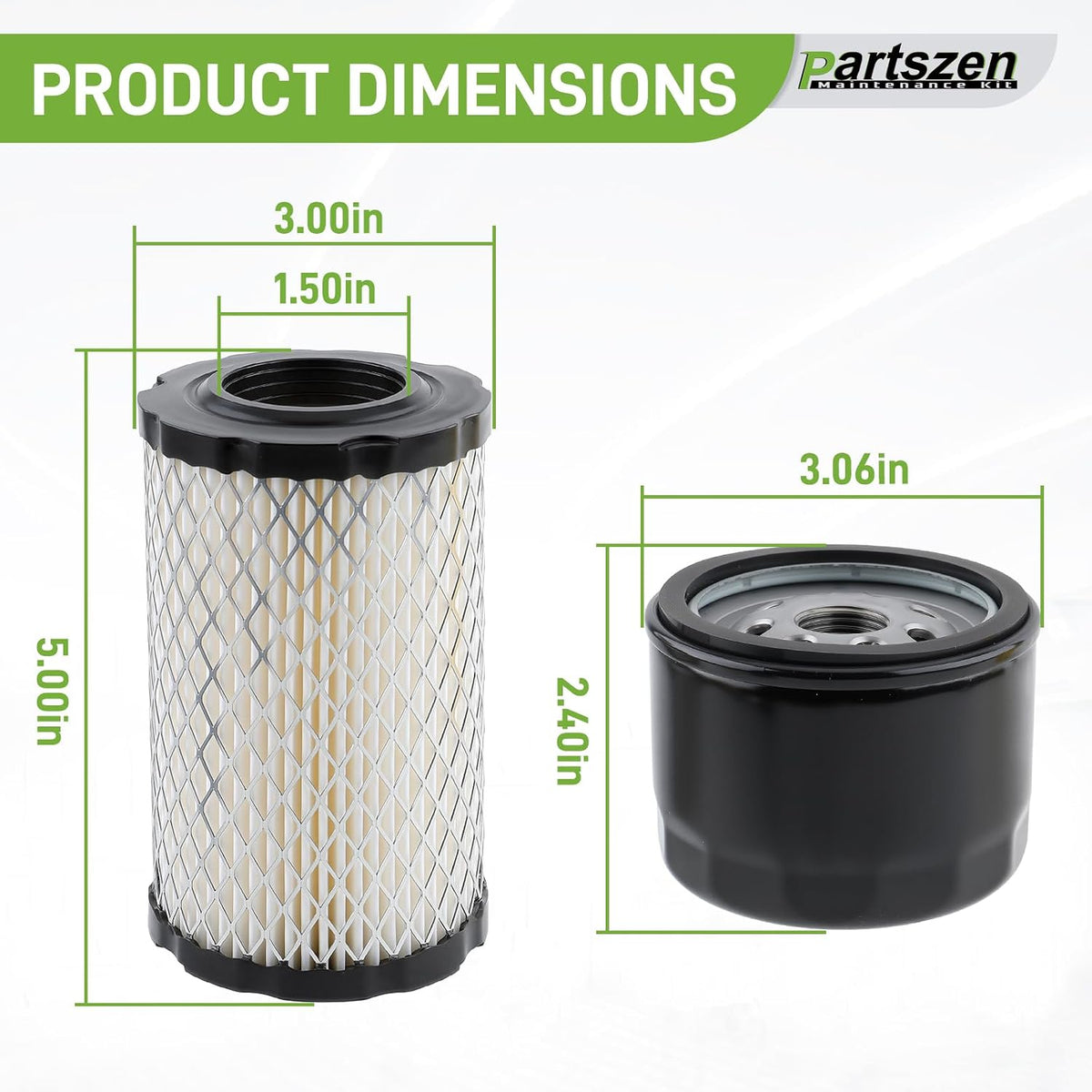 YT3000 Air Fuel Oil Filter for Craftsman LT1000 LT2000 YTS3000