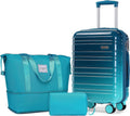 Luggage Sets 3 Piece, 20 Inch Carry on Luggage 22x14x9 Airline Approved Hardside PC+ABS Suitcase Set with Spinner