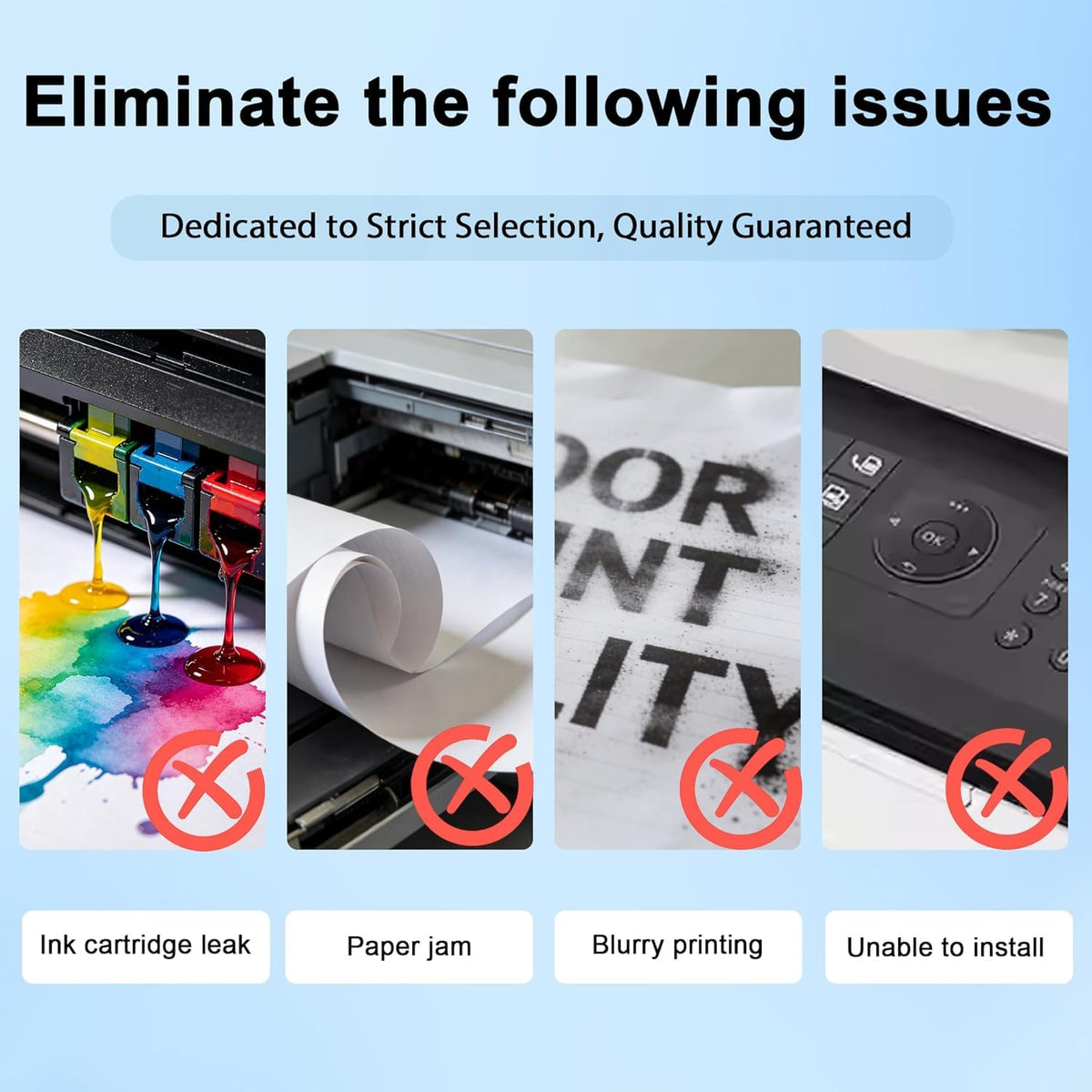 920 920XL High Yield Ink Cartridges,Replacement for HP 920 920XL, 4-Pack