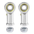 ZOWZEA 2Pcs PHSB6 Rod End Bearing 3/8 Inch Bore Pre-Lubricated 3/8-24 Female Thread Right Hand Heim Joint with Jam Nuts