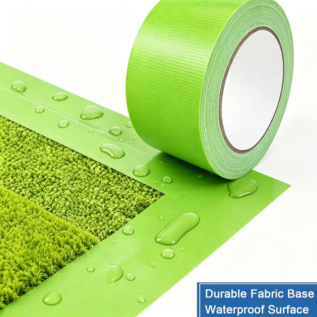 2 Inch Duct Tape Heavy Duty Waterproof (3, Green)