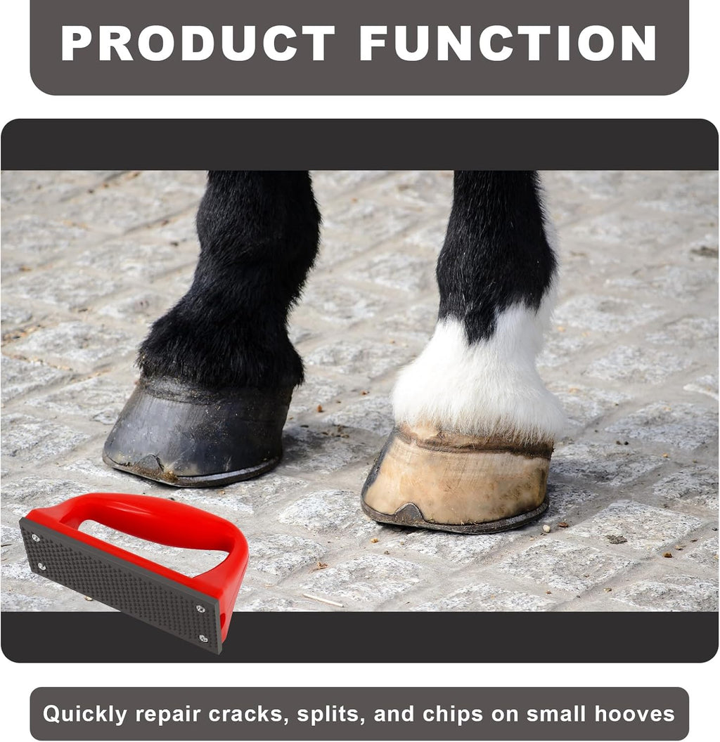 Mini Hoof Rasp for Horses, Farrier Rasp for Goat Feet Hooves,Ergonomic Grip